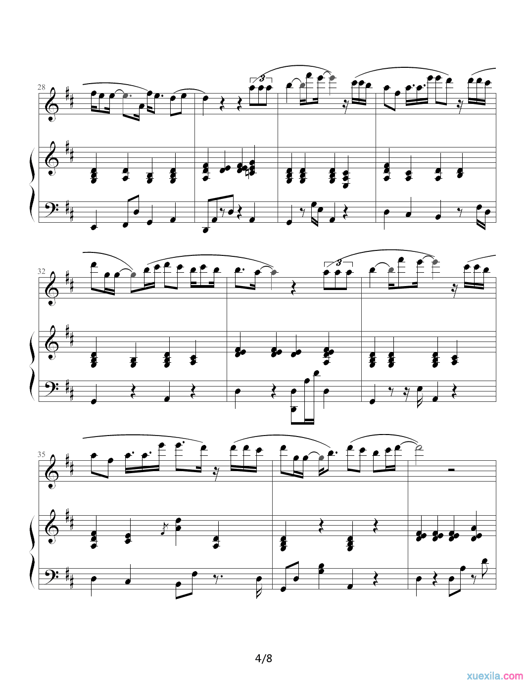 如果你还爱我光良钢琴谱