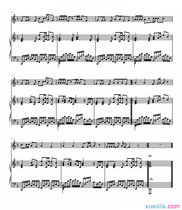 欧若拉张韶涵钢琴谱