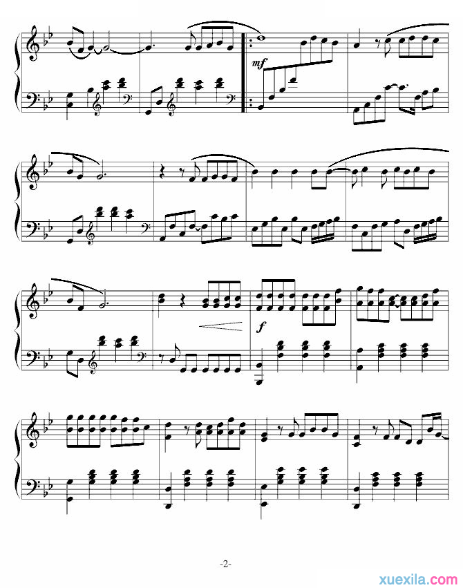 小刚黄昏钢琴谱