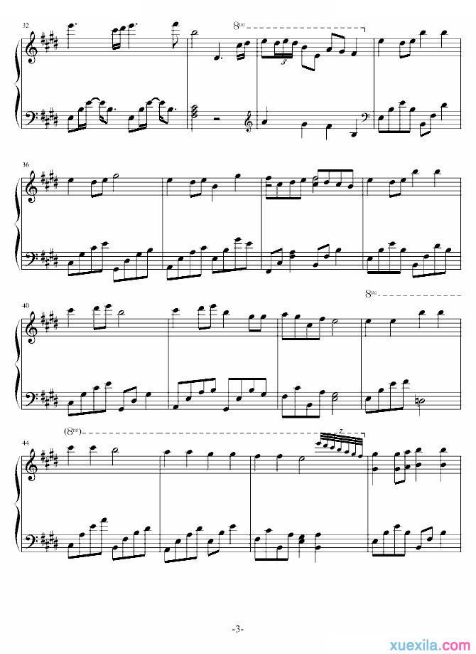 五月天知足钢琴谱