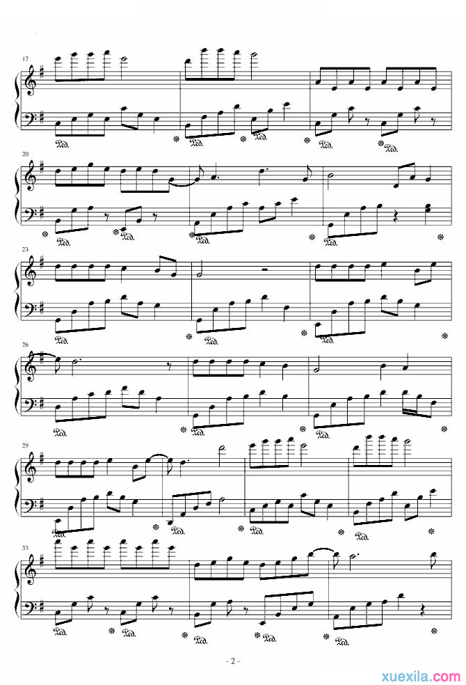 莫文蔚广岛之恋钢琴谱