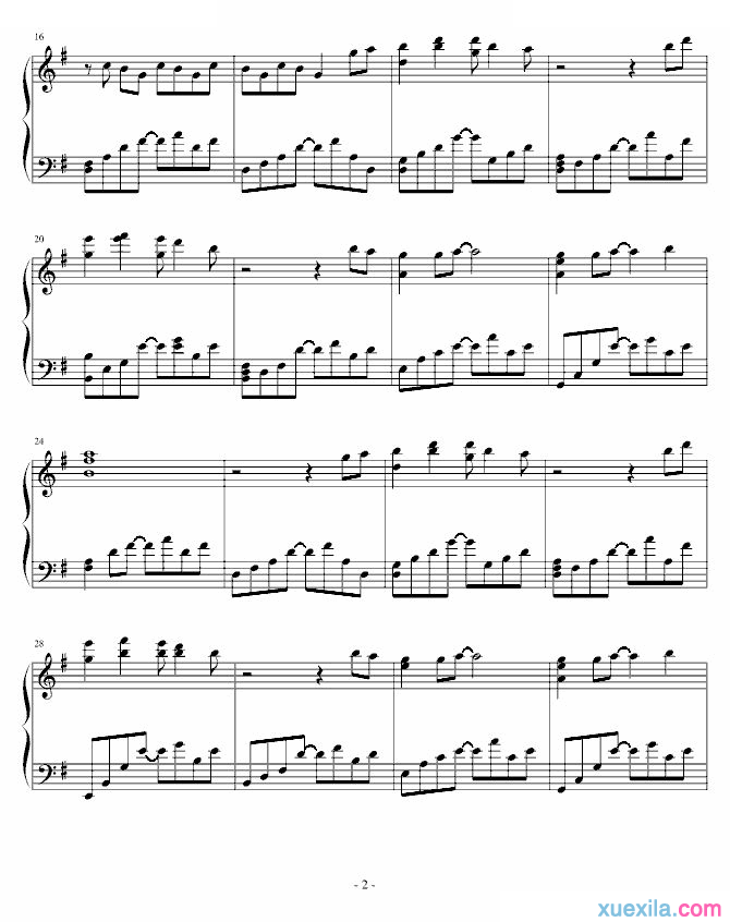 beyond不再犹豫钢琴谱