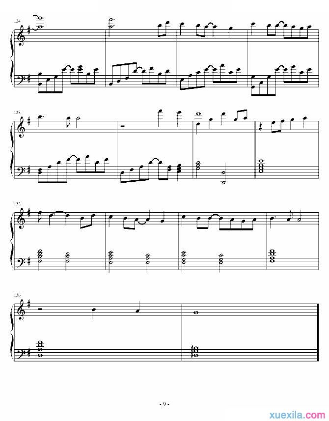 beyond不再犹豫钢琴谱