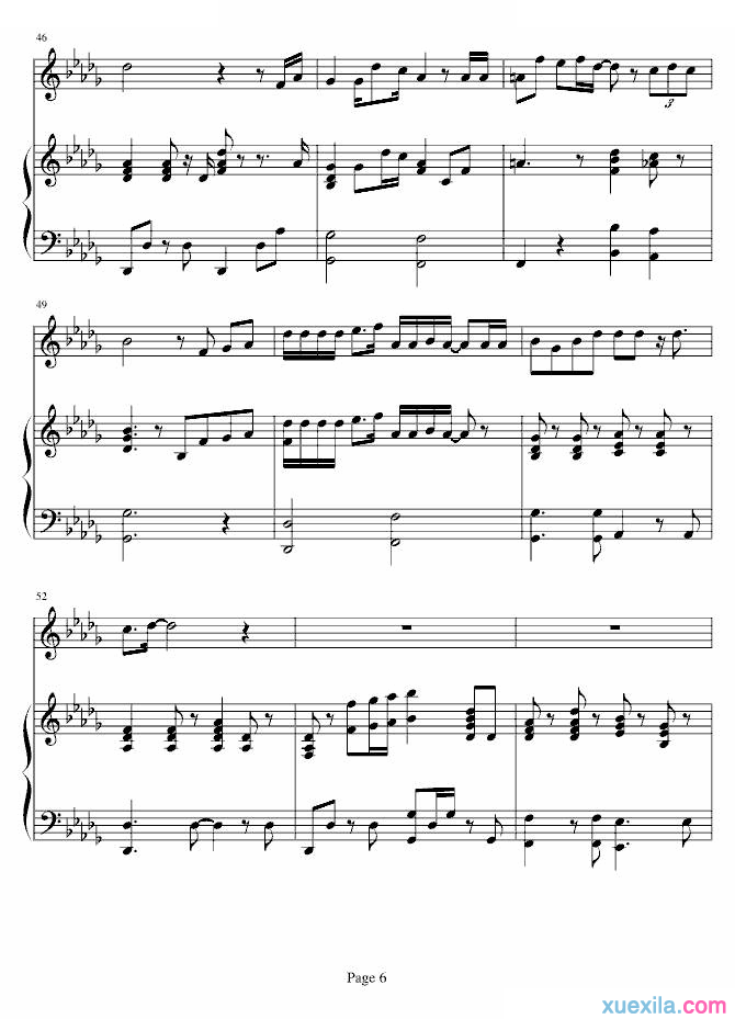 黎明一言为定钢琴谱完整版