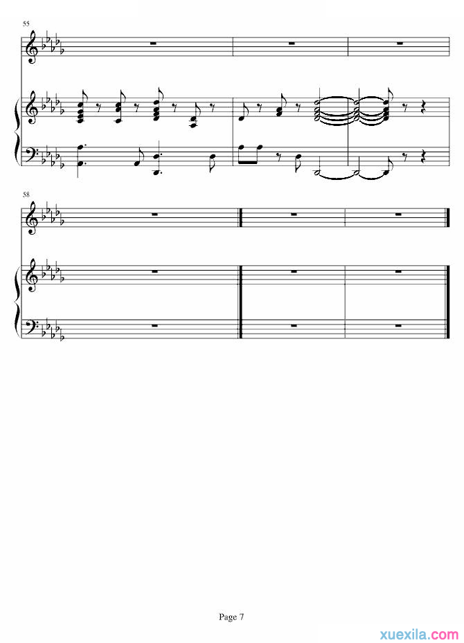 黎明一言为定钢琴谱完整版