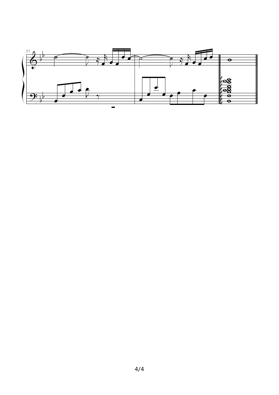 胡彦斌有梦好甜蜜钢琴谱