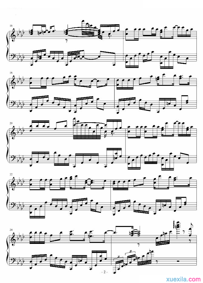 邓丽欣电灯胆钢琴谱