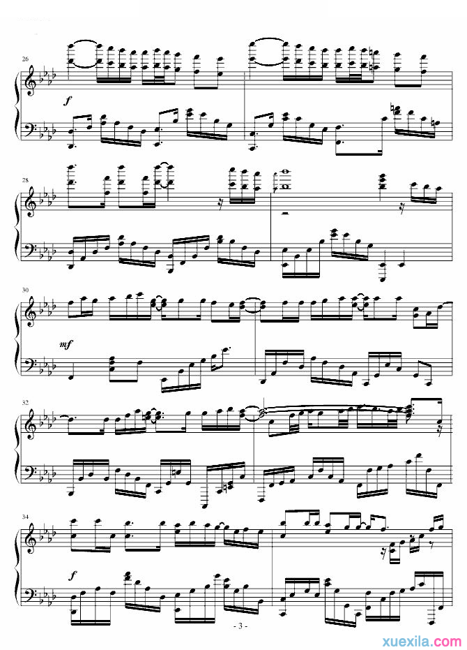 邓丽欣电灯胆钢琴谱