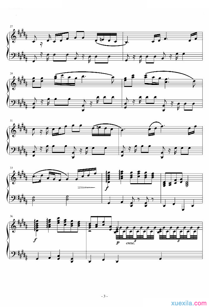 童丽月满西楼钢琴谱