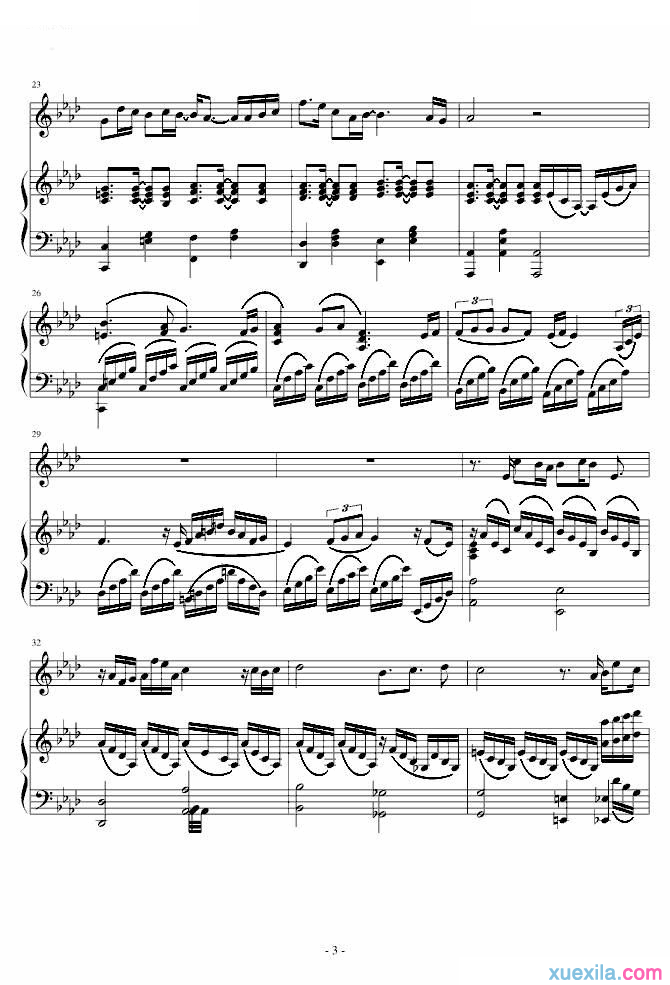 陈奕迅十年钢琴谱