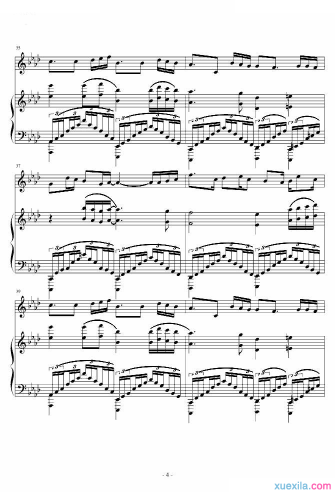 陈奕迅十年钢琴谱