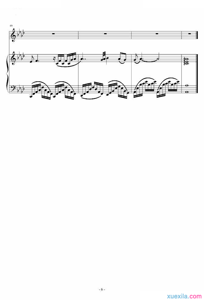 陈奕迅十年钢琴谱