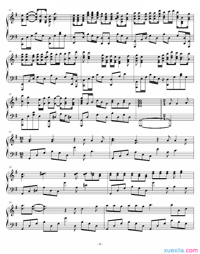 容祖儿候鸟树钢琴谱完整版