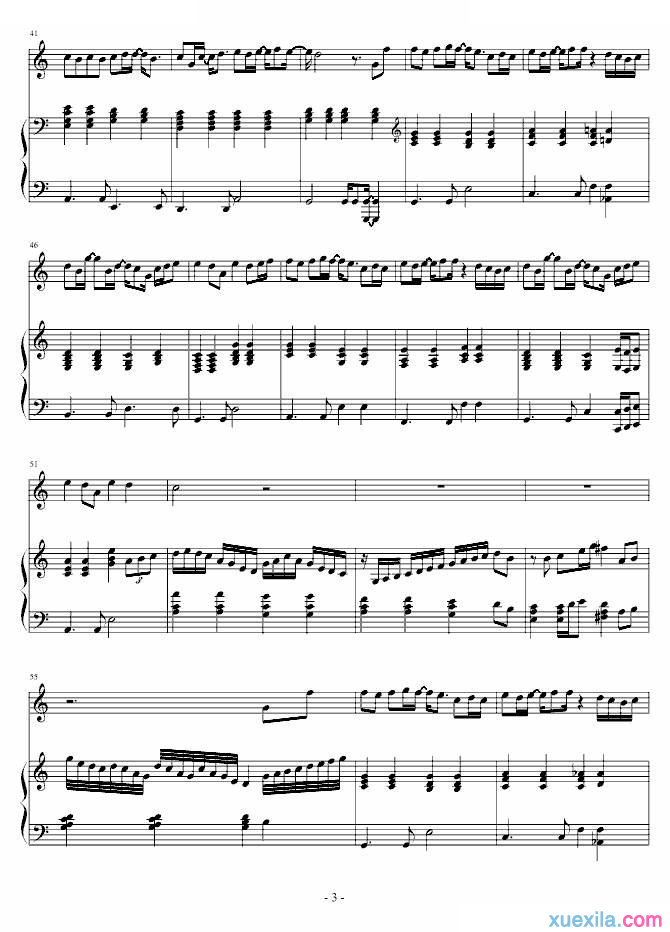 周杰伦心雨钢琴谱