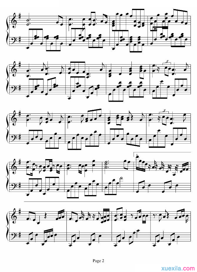 陈晓东吻下去爱上你钢琴谱