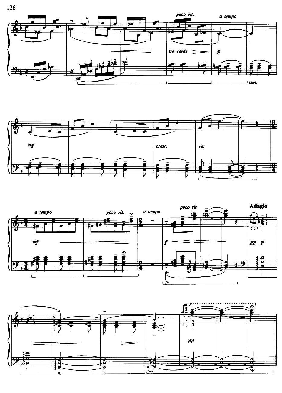 小奏鸣曲钢琴谱