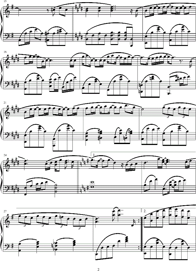 容祖儿谁来爱我钢琴谱