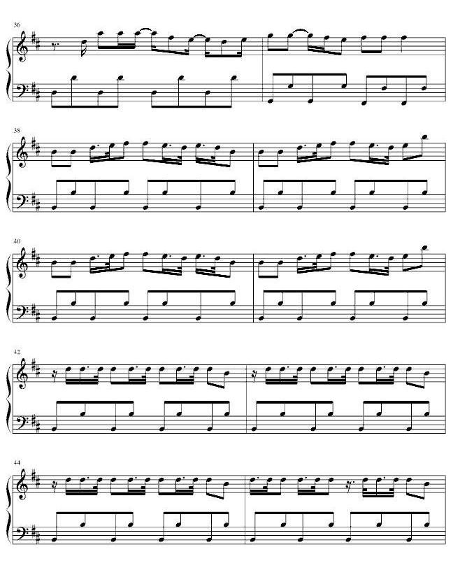 exo咆哮歌谱带歌词_exo咆哮在线播放