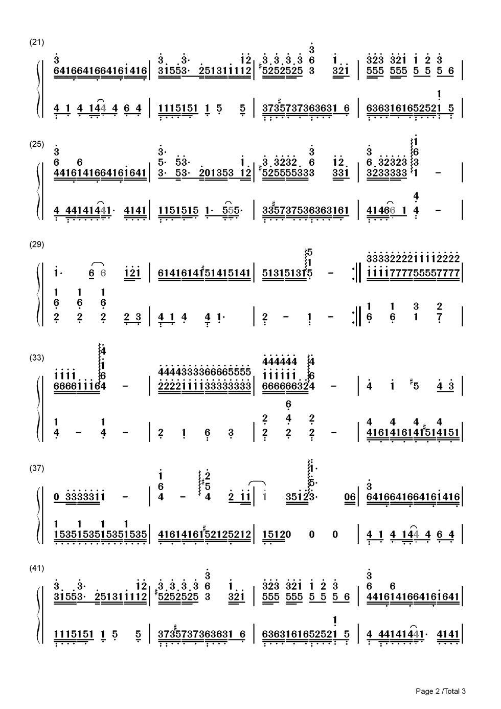 BigbangIF YOU简谱完整版