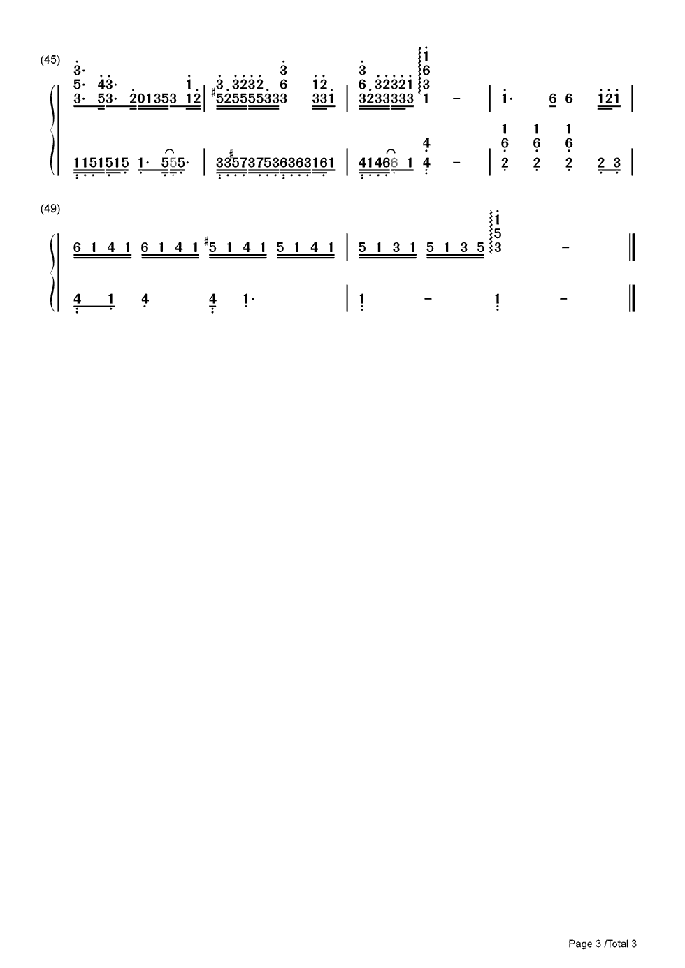BigbangIF YOU简谱完整版