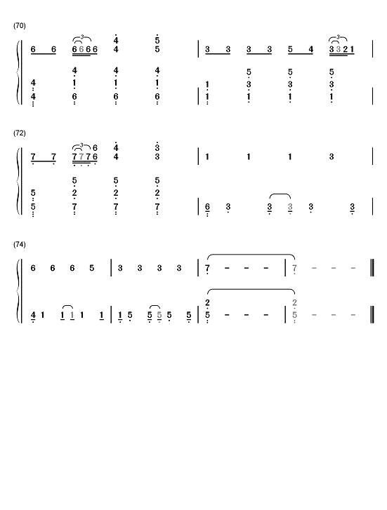faded简谱_faded数字简谱