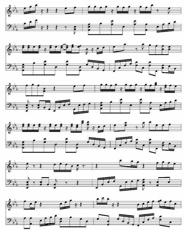 爱情闯进门歌词简谱