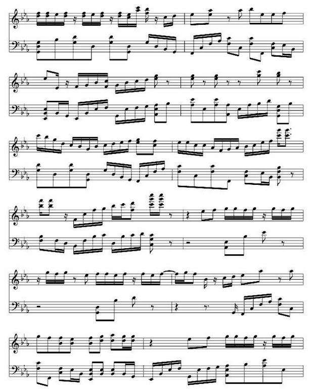 爱情闯进门歌词简谱