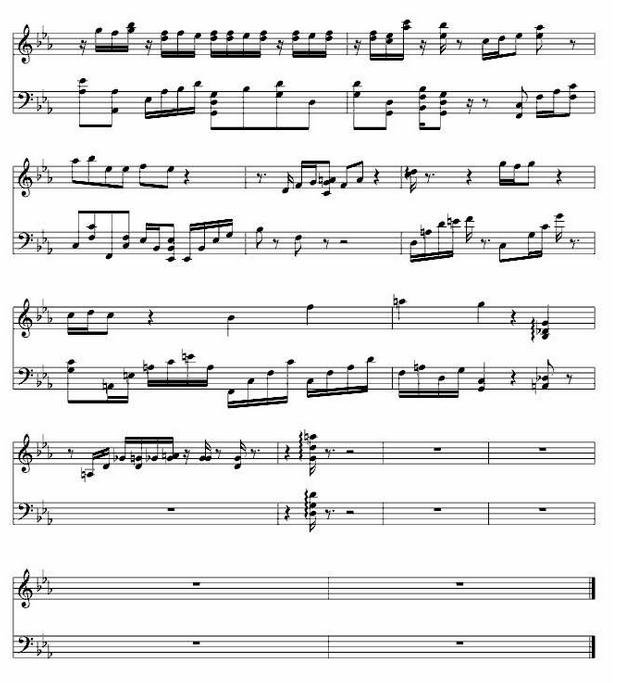 爱情闯进门歌词简谱