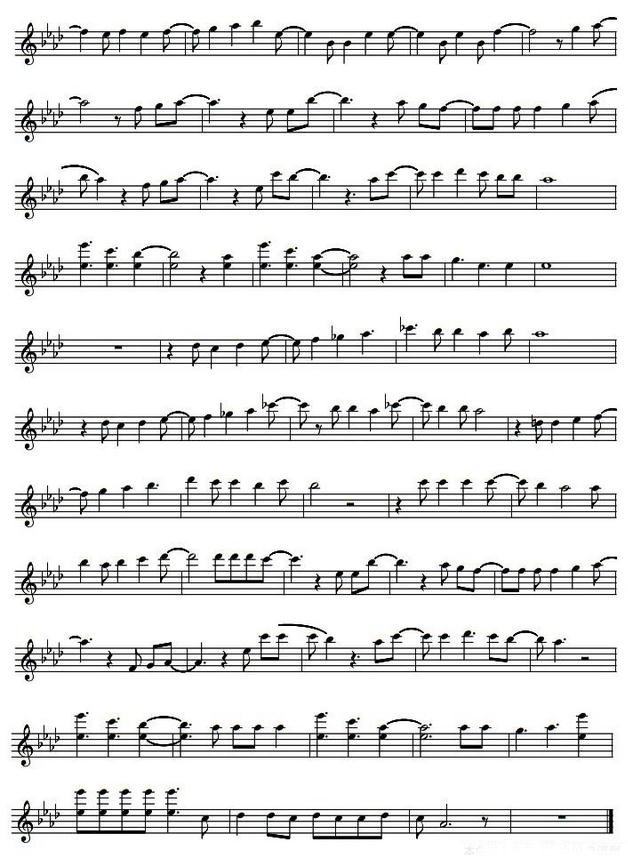 let it go小提琴简谱