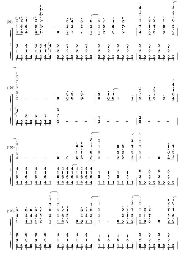 Let It Go完整版简谱带歌词