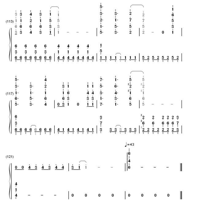 Let It Go完整版简谱带歌词