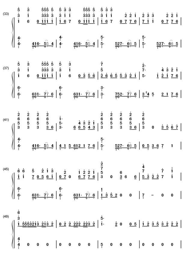 exo月光简谱带歌词_exo月光歌谱