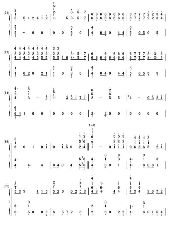 exo十二月的奇迹简谱带歌词