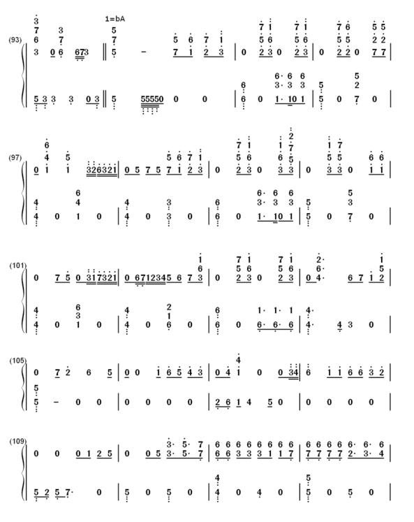 exo十二月的奇迹简谱带歌词