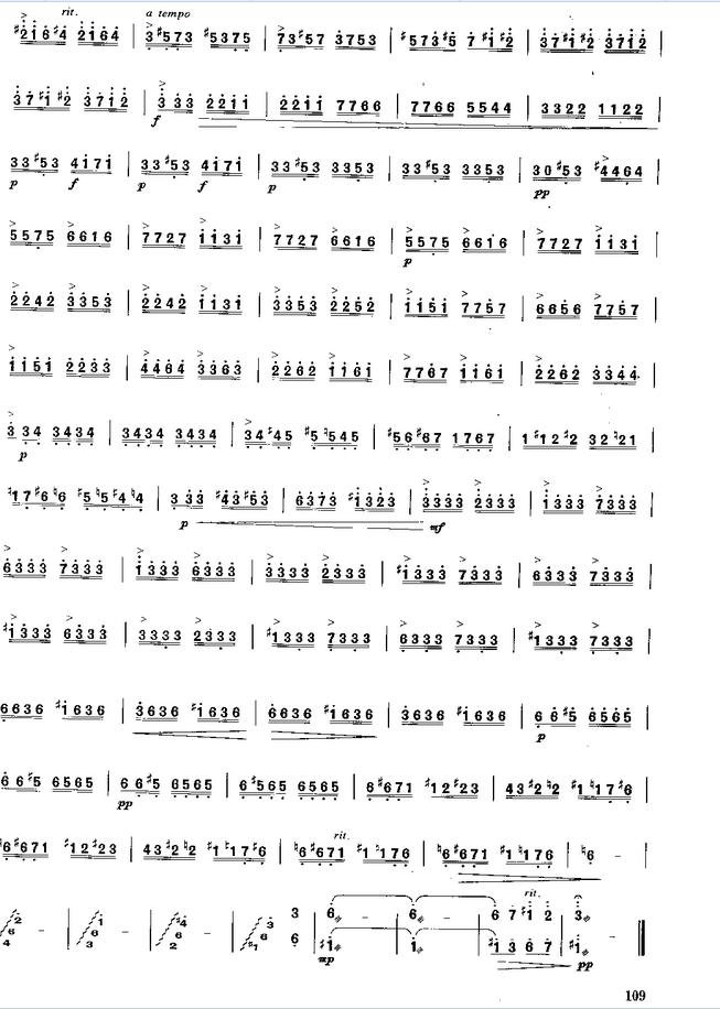 风暴独奏版简谱