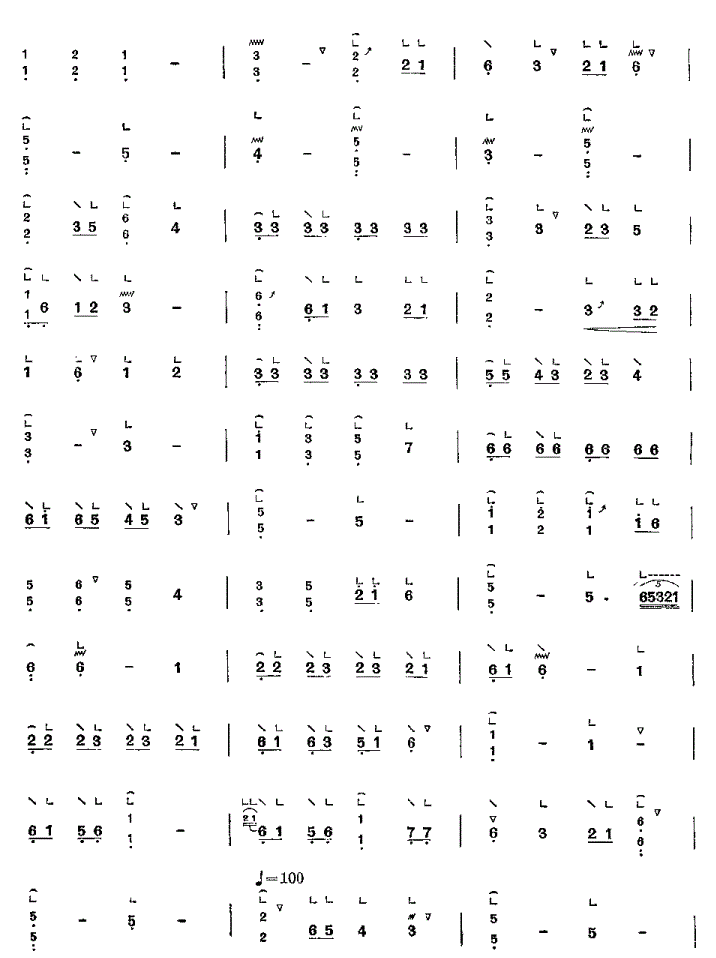 思凡古筝谱 潮州民间乐曲