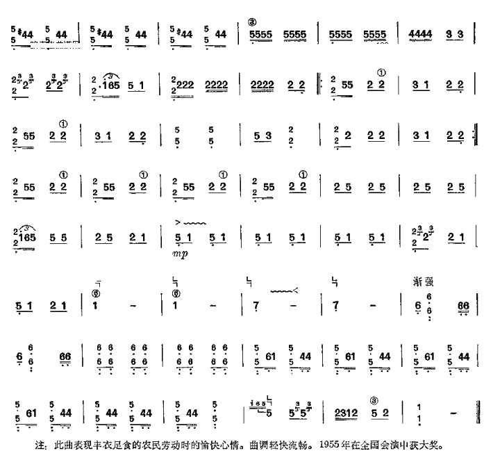 新开板古筝谱 河南筝曲