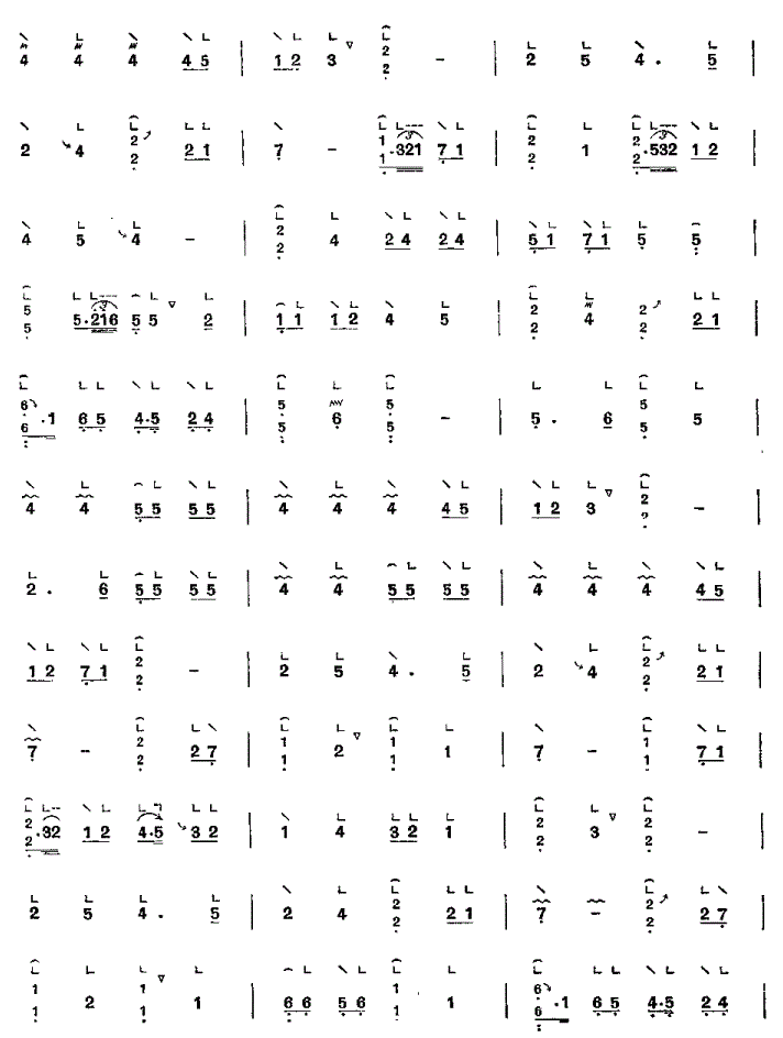 月儿高古筝谱 潮州筝曲