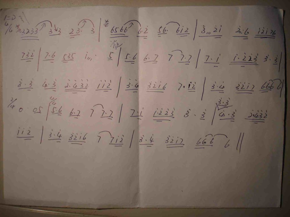 流光飞舞古筝谱