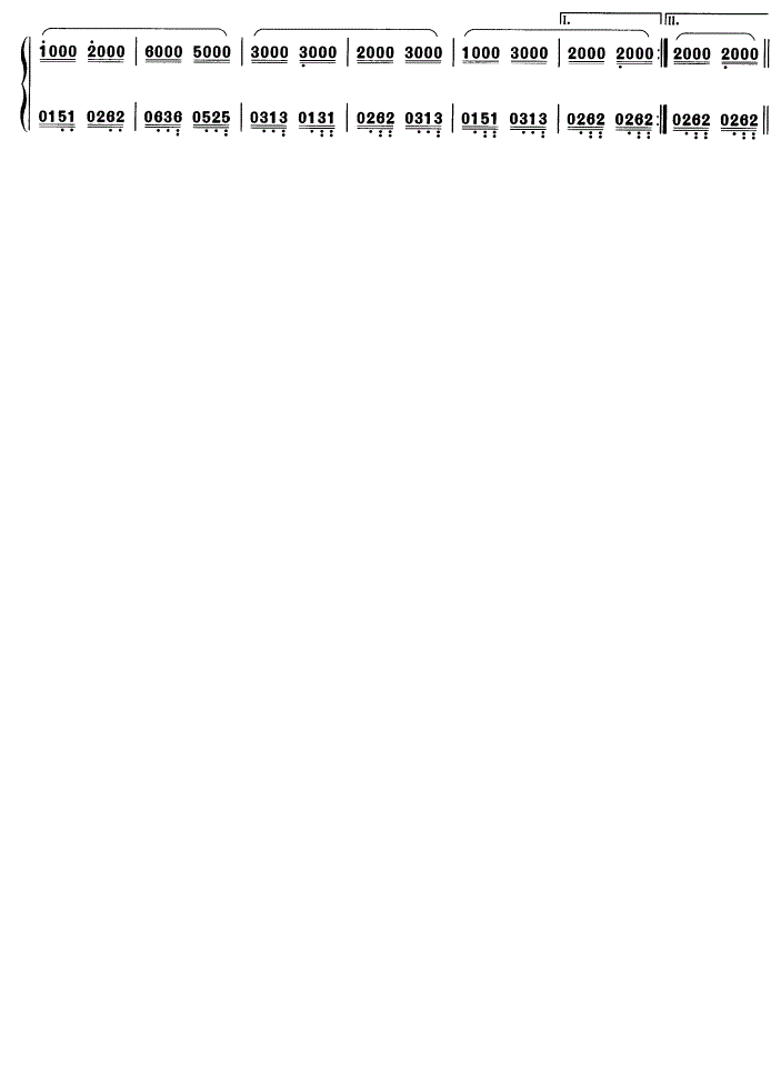 灞柳风雪古筝谱