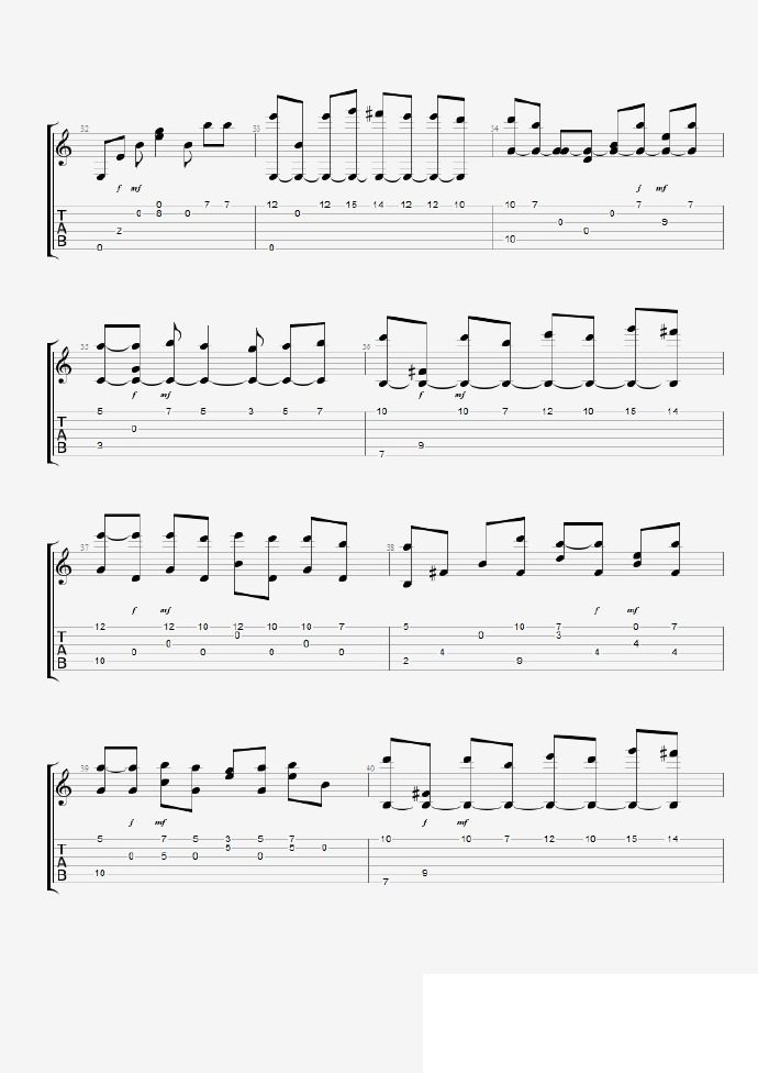 雨碎江南吉他谱