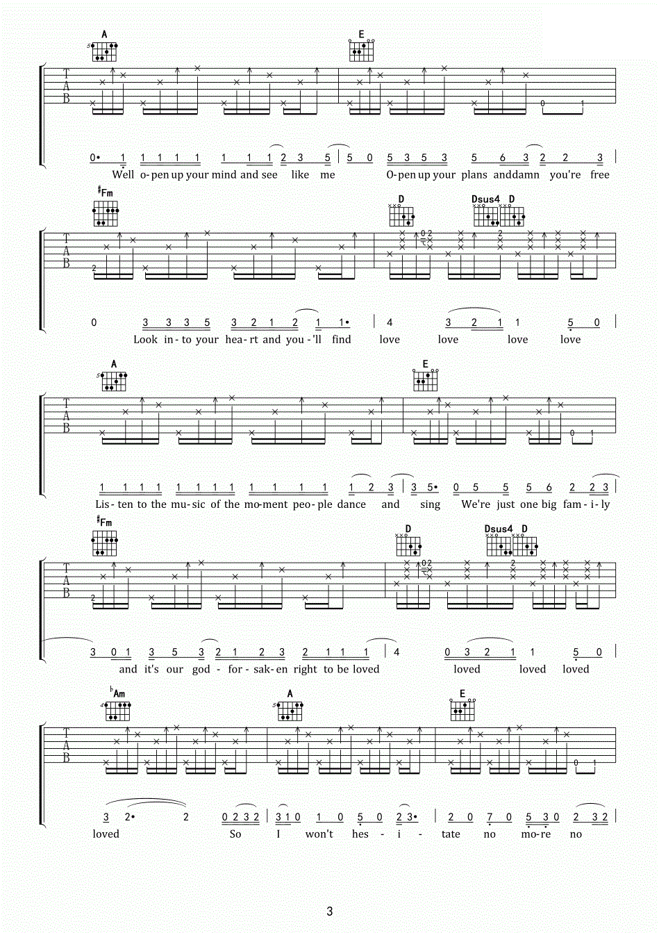 Jason Mraz I'm Yours吉他谱