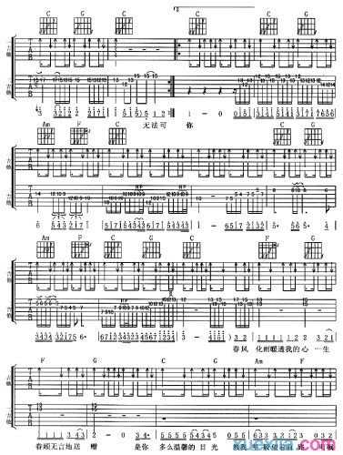 beyond真的爱你吉他谱