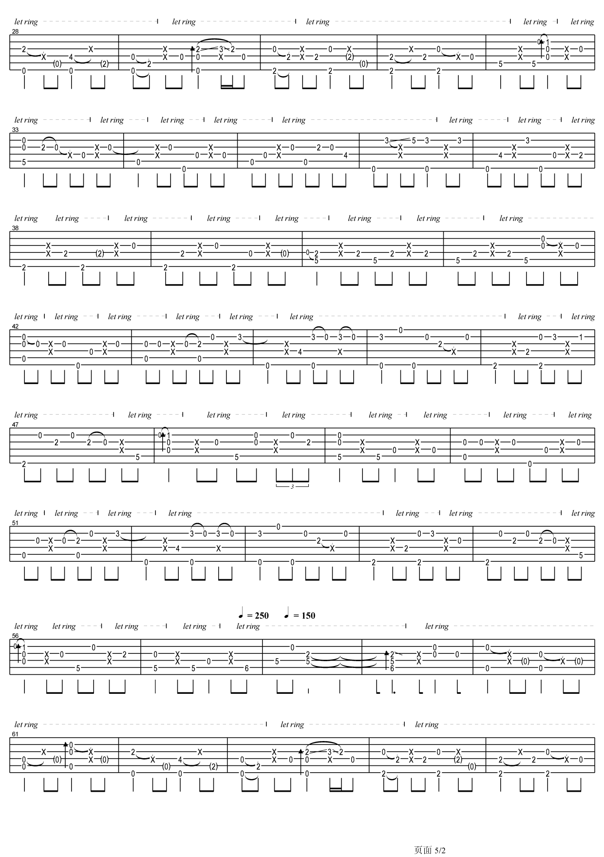 I am Yours指弹吉他谱