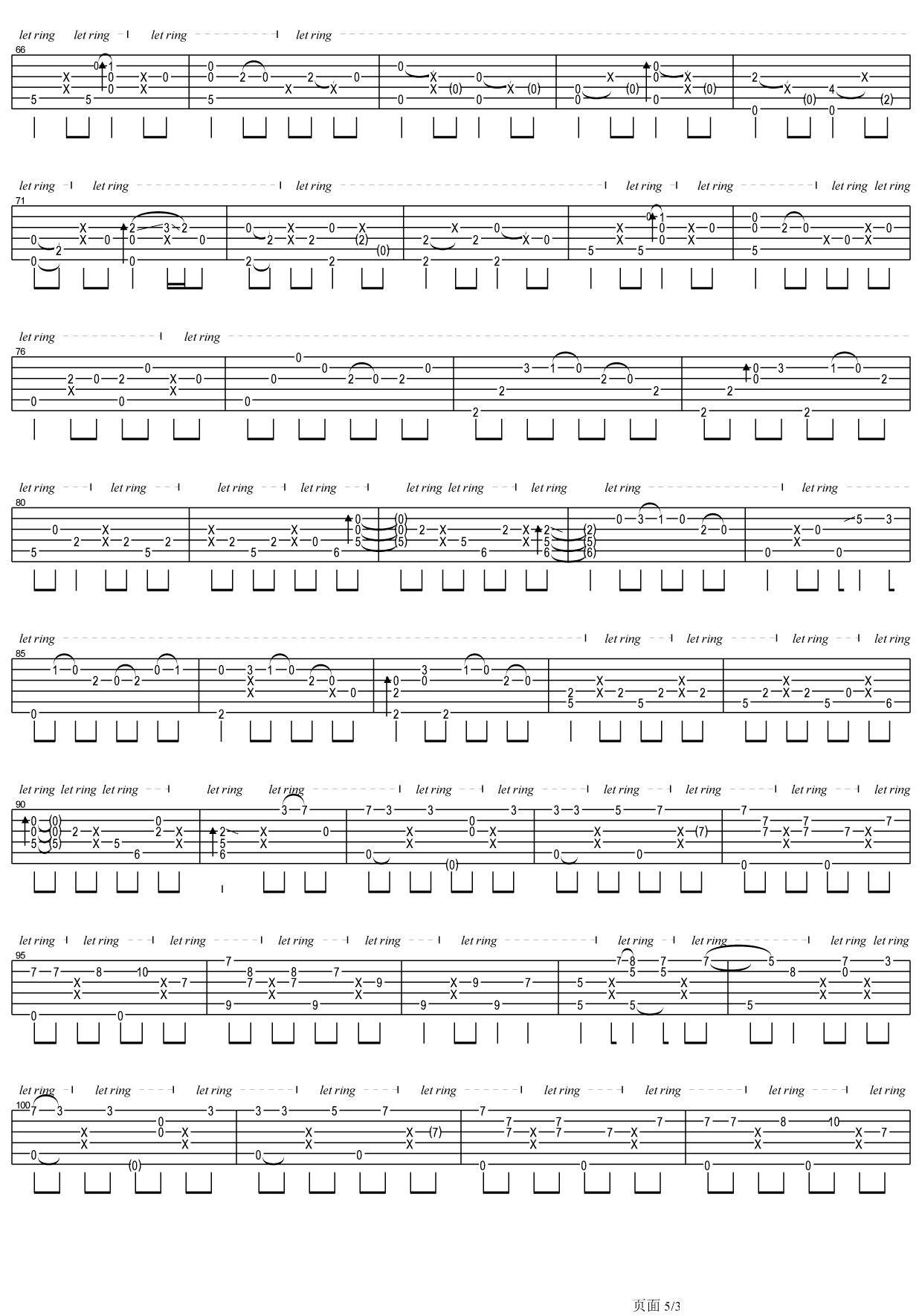 I am Yours指弹吉他谱