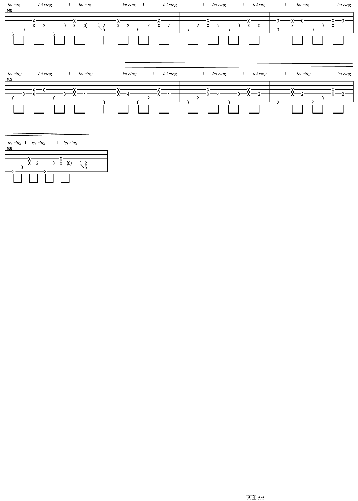 I am Yours指弹吉他谱