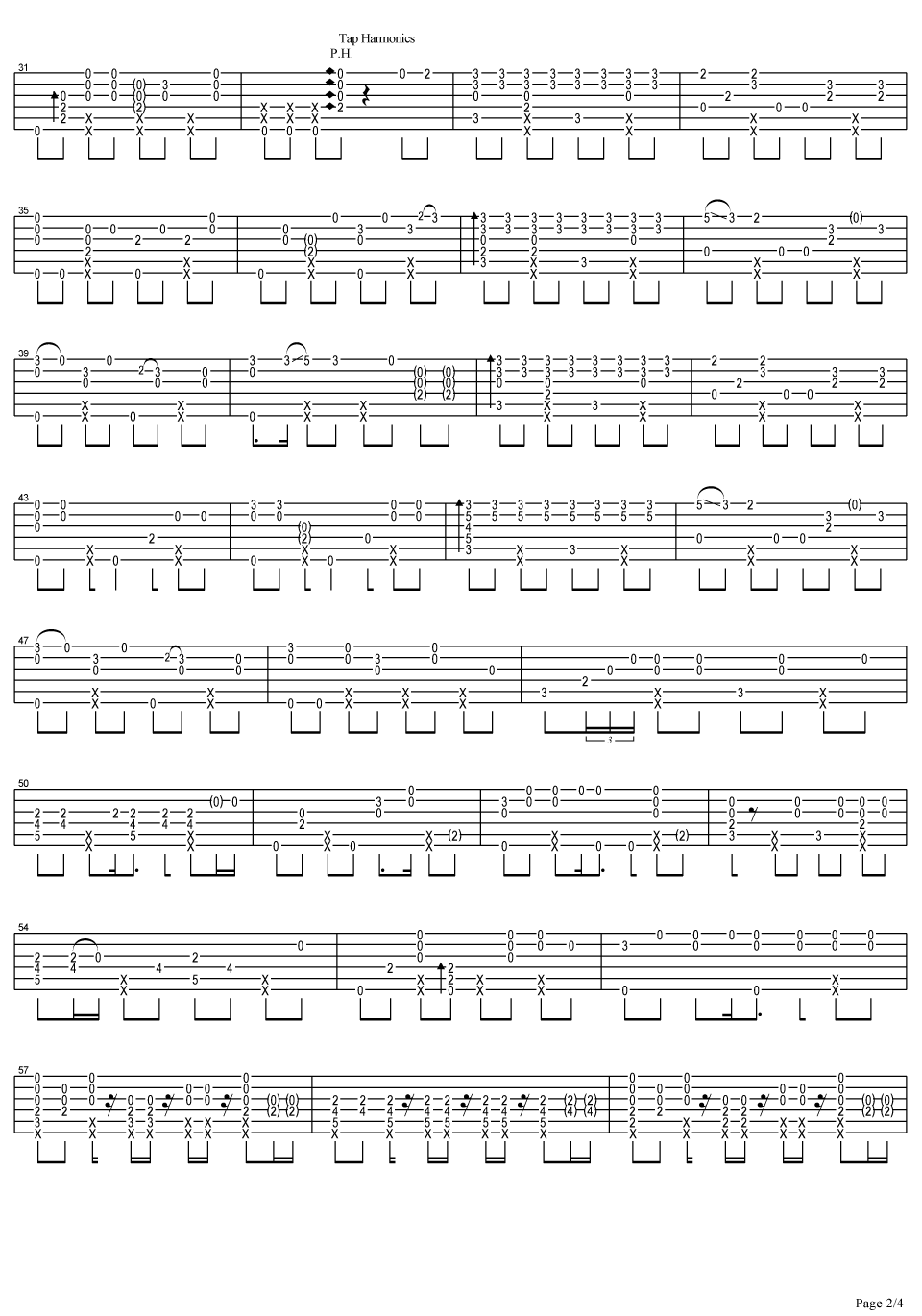 lies谎言指弹吉他谱 郑成河