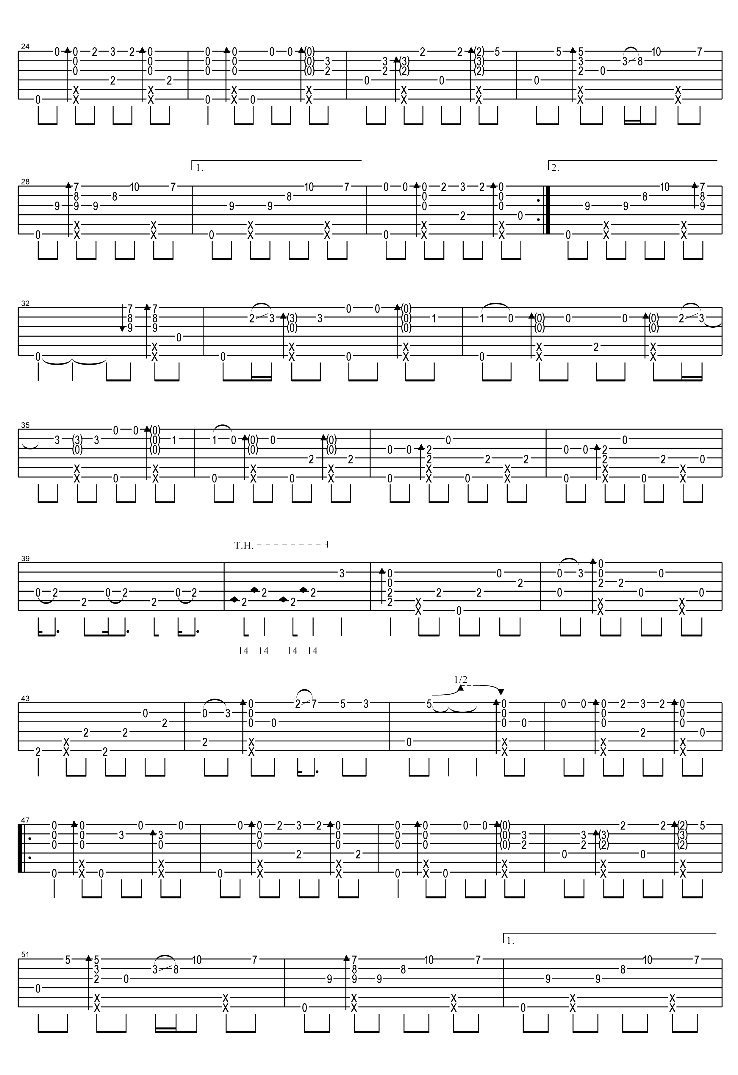 郑成河改编少女时代Hoot吉他谱