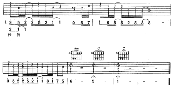 红豆吉他谱 王菲