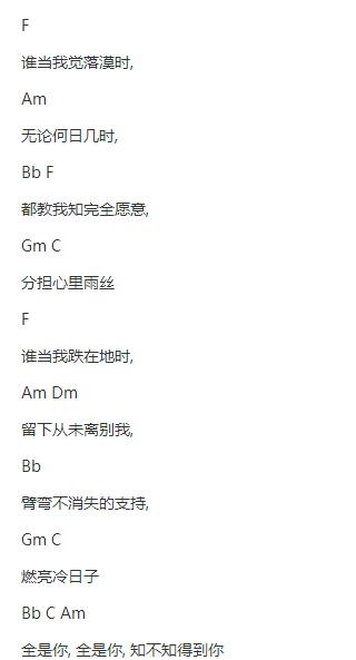 梁咏琪一天一天txt吉他谱